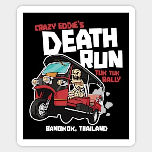 Crazy Eddie's Death Run Tuk Tuk Rally Sticker